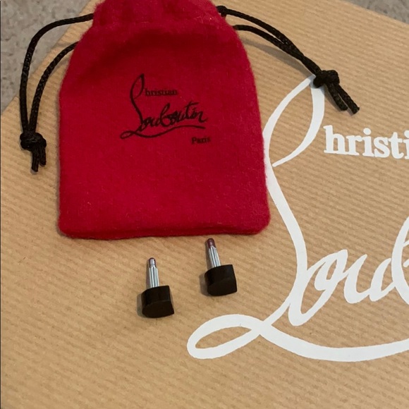 Christian Louboutin Accessories - Christian Louboutin black heel tips